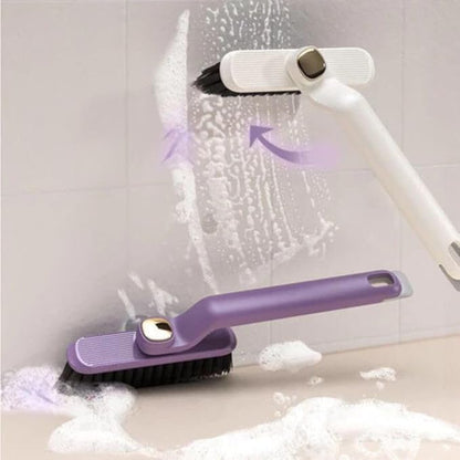 Multi-Function Bathroom Cleaning Brush - Hard Bristle Rotating Crevice Gap Cleaning Brush for Tiles, Bathroom, and Floor Cleaning Pack of 1 (Multi-Colour). - Flymaster Shop