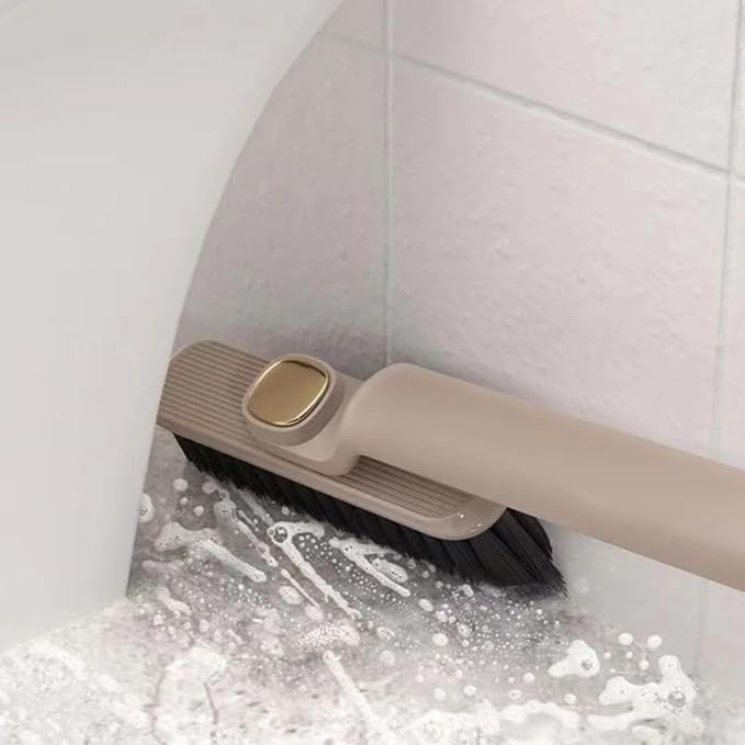 Multi-Function Bathroom Cleaning Brush - Hard Bristle Rotating Crevice Gap Cleaning Brush for Tiles, Bathroom, and Floor Cleaning Pack of 1 (Multi-Colour). - Flymaster Shop