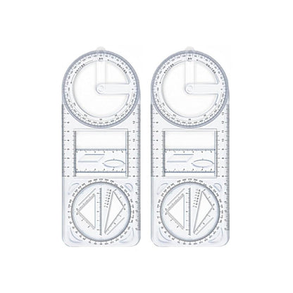 Multifunctional Geometric Ruler (Pack of 1).