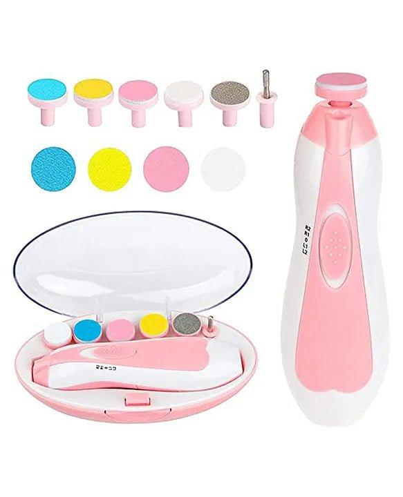 Nail Trimmers for New Born Babies, Baby Nails Cutter, Electric Kids Nail Grinder, Safe Nail Filer and Clippers for Newborn Or Toddler Toes and Fingernails with Light. - Flymaster Shop