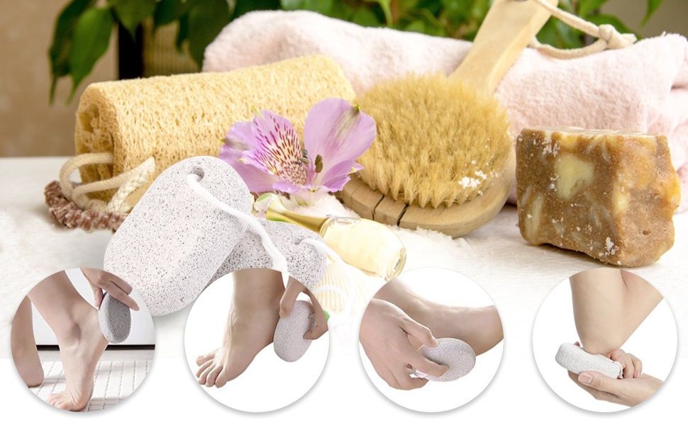 Natural Pumice Stone for Feet & Hands – Callus Remover & Foot File for Dead Skin | 1 Pc Lava Pedicure Tool - Flymaster Shop