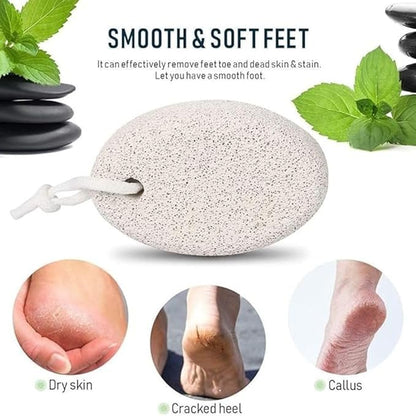 Natural Pumice Stone for Feet, Lava Pedicure Tools Hard Skin Callus Remover for Feet and Hands - Natural Foot File Exfoliation to Remove Dead Skin, Heels, Elbows, Hands (Pack of 1) - Flymaster Shop