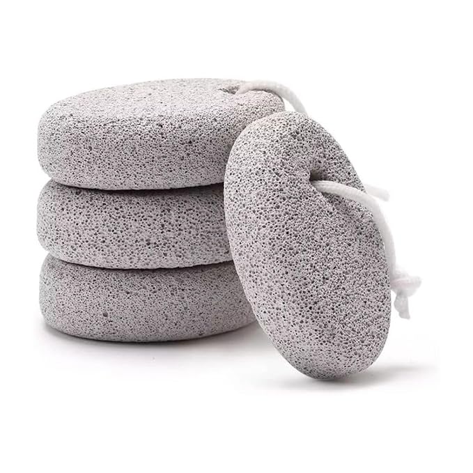 Natural Pumice Stone for Feet, Lava Pedicure Tools Hard Skin Callus Remover for Feet and Hands - Natural Foot File Exfoliation to Remove Dead Skin, Heels, Elbows, Hands (Pack of 1) - Flymaster Shop
