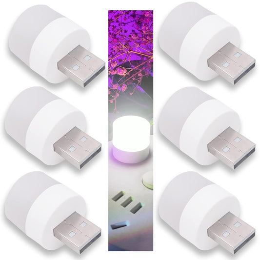 Natural White LED | USB Lights | Nighttime Use | Pack of 6 - Flymaster Shop