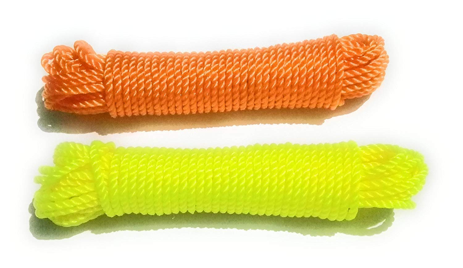 Nylon Clothing Line String, Rope Wire for Clothes Drying, Twisted Multipurpose Outdoor Clothes Drying Wire, Travel- Friendly Rope for Cloth (Multi-Colour) Pack of 6 pcs. - Flymaster Shop