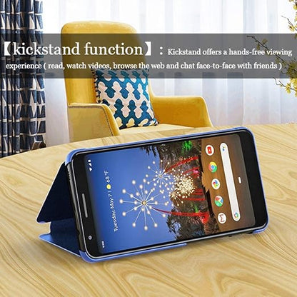 Oppo Reno 6 5G Clear View Electroplate Mirror Protective Leather Flip Cover with Glass - Premium, Stylish, and Durable Case for Ultimate Protection and Functionality. - Flymaster Shop