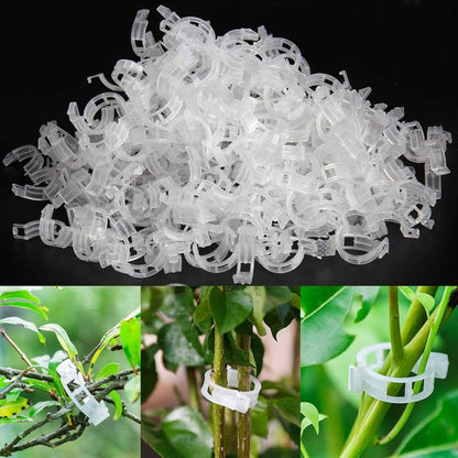 Plant Support Garden Clips, 200PCS Tomato Clip, Crop Clip, Vine Fixing Clips for Tomato, Sweet Pepper, Eggplant, Fruit Vegetables and Indoor Plants - Flymaster Shop