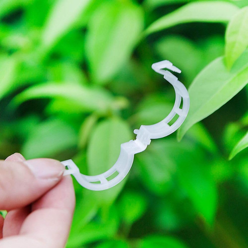Plant Support Garden Clips, 200PCS Tomato Clip, Crop Clip, Vine Fixing Clips for Tomato, Sweet Pepper, Eggplant, Fruit Vegetables and Indoor Plants - Flymaster Shop