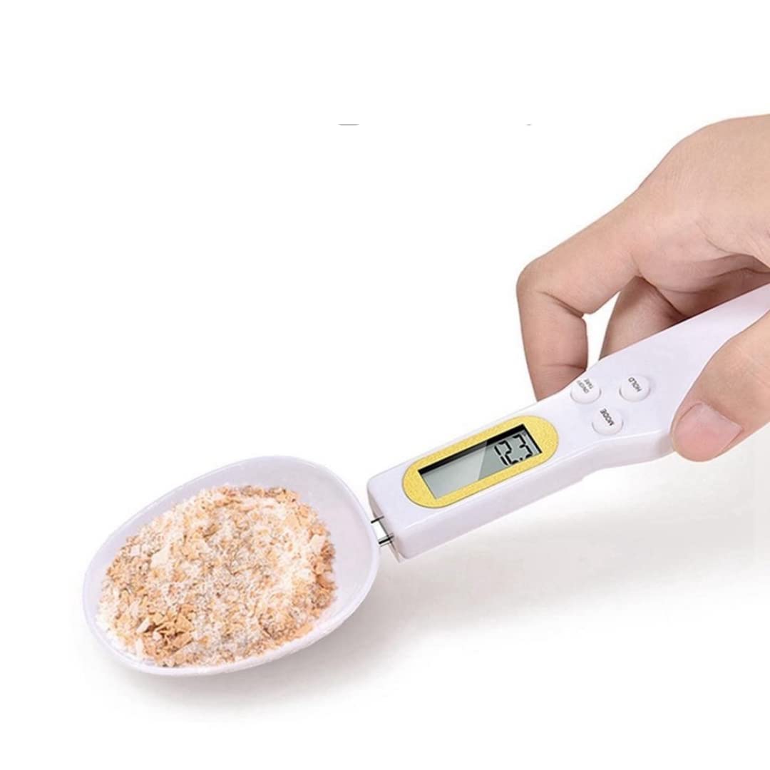 Portable Electronic Digital Kitchen Weighing Scale Spoon Food Weight Machine for Diet, Nutrition, Health, Fits, Baking & Cooking (A1) - Flymaster Shop