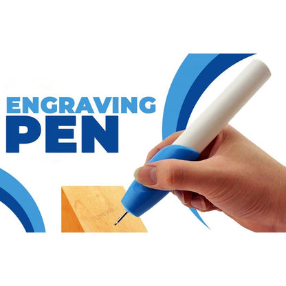 Power Engraving Pen Etching and Carving Electric Machine – Name Engraver with Extra Tool Nib for Jewelry, Glass, Metal, Plastic, and Wood (Model FDC-12A). - Flymaster Shop