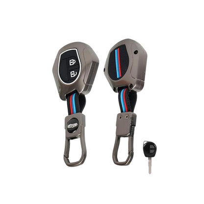 Premium Metal Key Cover for Suzuki Swift, Ertiga, WagonR, Celerio, Swift Dzire, Alto, Fronx, Brezza, S-Presso, Ignis – 2-Button Remote Key Compatible - Flymaster Shop
