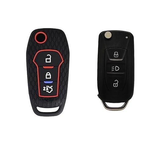 Premium Silicone Car Key Cover – Fits Bolt, Nexon, Tiago, Tigor, Hexa, Zest | Black Key Shell for Durable Protection - Flymaster Shop