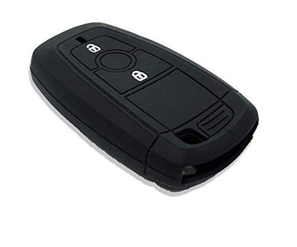 Premium Silicone Smart Key Cover for Ford Ecosport (Push Button Start) – Black, 1 Piece - Flymaster Shop