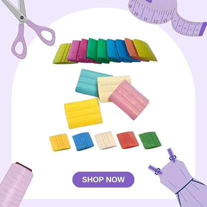 Premium Tailor's Marker Chalks Set – Complete Box with Fabric Markers for Precise Marking & Sewing. - Flymaster Shop