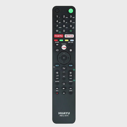 RM-L1675 Universal Remote for Sony Smart TVs – Netflix, YouTube, Google Play Hot Keys | No Voice | 4K UHD, OLED, LED Compatible