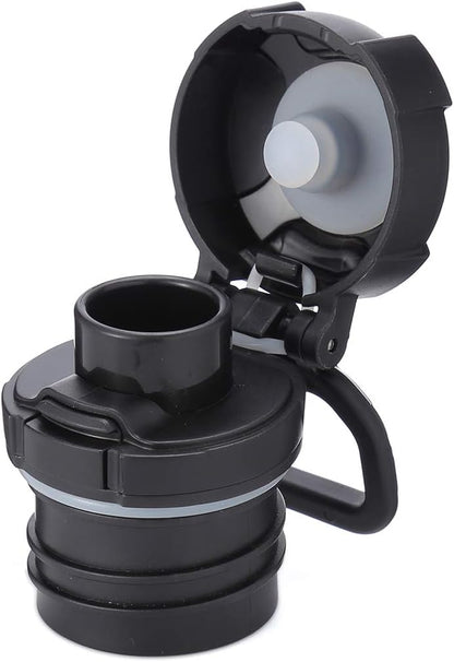 Flip Top Lid Replacement Cap for Insulated Water Bottle with mouth diameter 1.69 in. /4.3 cm