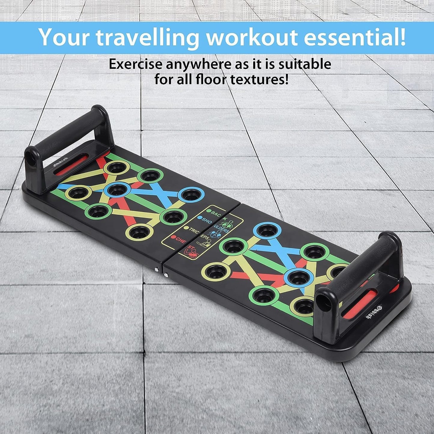 Pushup Board For Men, Push Up Board Fitness Equipment, Push Up Bar For Home, Gym, For Men Pushup Board Women Push Up Stand Exercise Equipment, Pack of 1 - Flymaster Shop