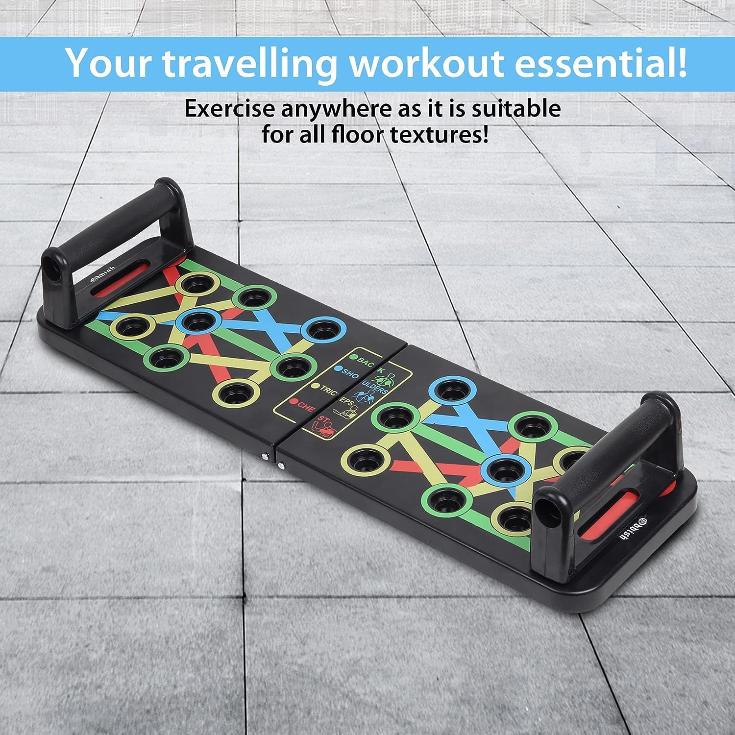Pushup Board For Men, Push Up Board Fitness Equipment, Push Up Bar For Home, Gym, For Men Pushup Board Women Push Up Stand Exercise Equipment, Pack of 1 - Flymaster Shop