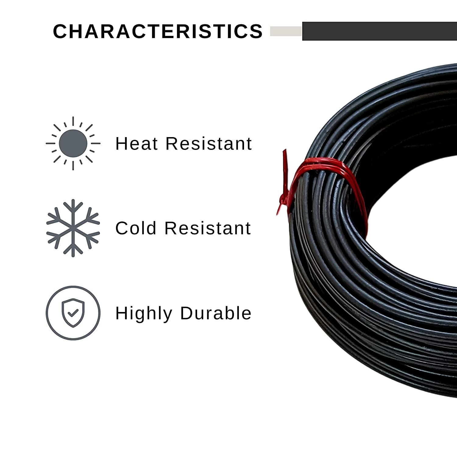 PVC Coated Heavy Duty GI Wire Rope | Clothesline | Ideal for Drying Heavy Clothes | Length 25 Meter | Assorted Colours | Pack of 1 - Flymaster Shop