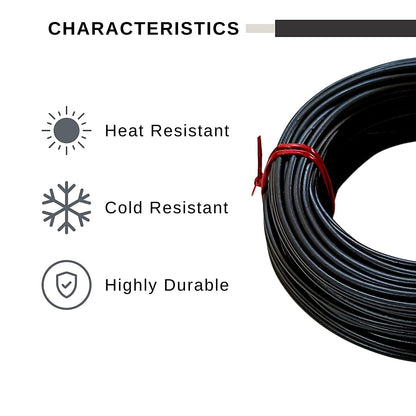 PVC Coated Heavy Duty GI Wire Rope | Clothesline | Ideal for Drying Heavy Clothes | Length 25 Meter | Assorted Colours | Pack of 1 - Flymaster Shop