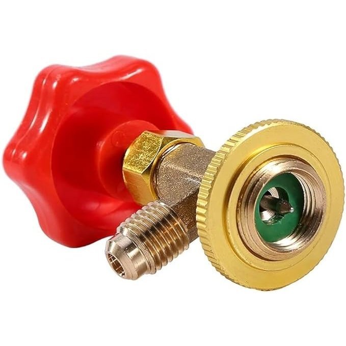R134a & R22 Refrigerant Canisters | Auto Parts & Accessories | Can Valve Opener Tap M14/1/4 SAE, for Car Air Conditioning with High Durability & Easy Installation - Flymaster Shop