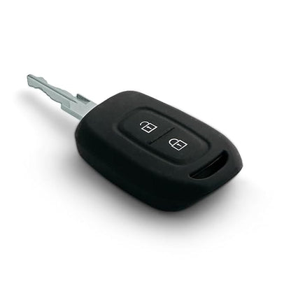 Renault Duster, Kwid, Terreno, Triber, Kiger | Car Accessories | Durable Black Key Shell for Protection and Style, Pack of 1 - Flymaster Shop