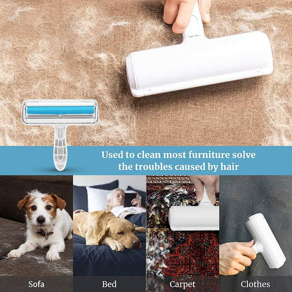 Reusable Dog Hair Remover Roller Dog Cat and Other Pets Hairs Cleaning Lint Fur Brush Rollers Easy Hair Removal Furniture, Clothes, Sofa, Carpet, Couch, Bedding (Dog Hair Remover) - Flymaster Shop