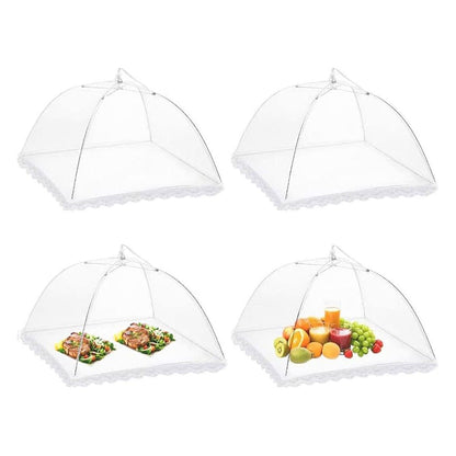 Reusable Mesh Food Cover Tent – 17 Inch Pop-Up Screen for Outdoor Dining, Picnics, BBQ | Insect & Pest Protection (Pack of 2) - Flymaster Shop