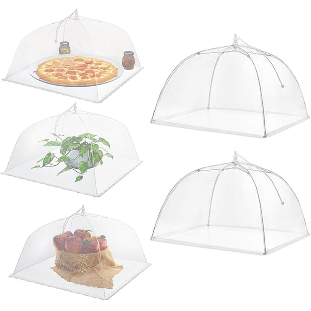 Reusable Mesh Food Cover Tent – 17 Inch Pop-Up Screen for Outdoor Dining, Picnics, BBQ | Insect & Pest Protection (Pack of 2) - Flymaster Shop