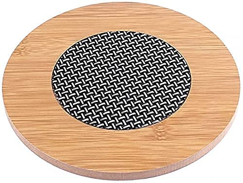 Round Hot Mate, Hot Pot and Plate Stand, Hot Mate Resistant Tray- Pack of 2 (Multi Color) - Flymaster Shop