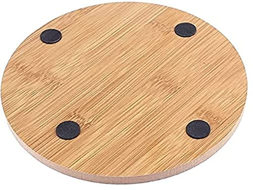 Round Hot Mate, Hot Pot and Plate Stand, Hot Mate Resistant Tray- Pack of 2 (Multi Color) - Flymaster Shop