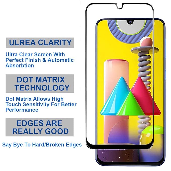Samsung Galaxy F41/M31/M21/M21s | Screen Protector | Full Screen Coverage, Easy Installation Kit - Flymaster Shop