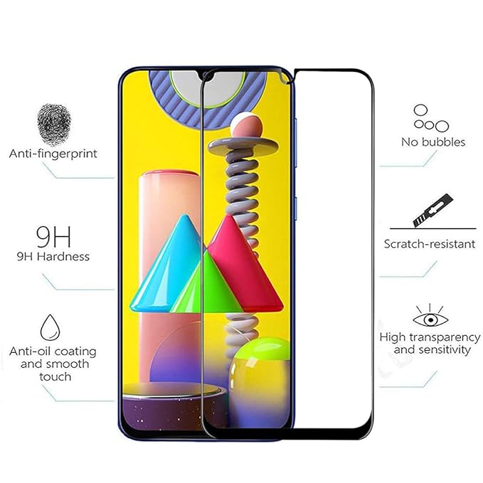 Samsung Galaxy F41/M31/M21/M21s | Screen Protector | Full Screen Coverage, Easy Installation Kit - Flymaster Shop