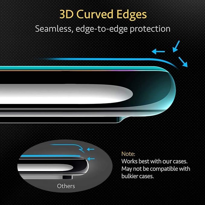 Samsung Galaxy M33 5G, Galaxy M13, Galaxy M13 5G, and Samg Galaxy F23 (6.6 Inch) | Edge to Edge Tempered Glass| Easy Self Installation Kit and Black Color | Phone Accessories | - Flymaster Shop