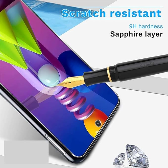 Samsung Galaxy M51/M52/M62/F62/A71 | Screen Protectors | Edge to Edge Coverage and Easy Installation Kit Included - Flymaster Shop