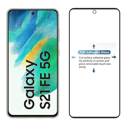 Samsung Galaxy S21 FE 5G | Screen Protector | Tempered Glass, Edge to Edge Coverage, Easy Installation - Flymaster Shop