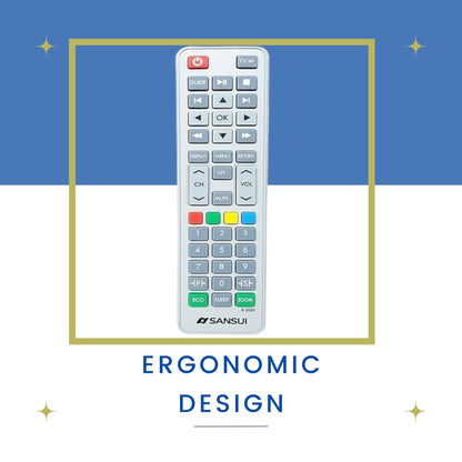 Sansui TV Remote Control S-2Gg – Perfect Replacement for LED & LCD Models. - Flymaster Shop