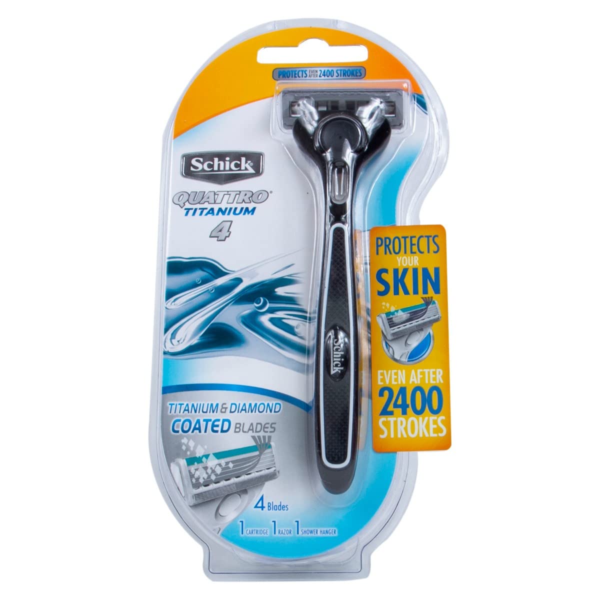 Schick Quattro Titanium 4 Razors Kit
