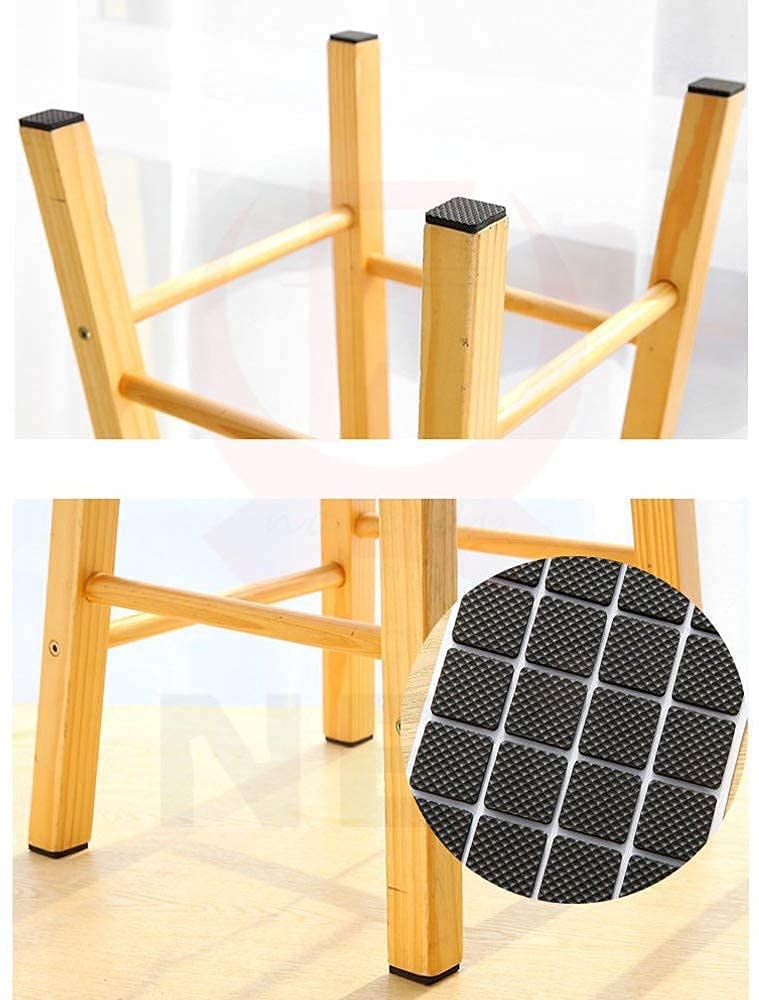Self Adhesive Round Rubber Floor Protector Non Slip Furniture Pads, Sofa, Bed, Table, Cabinet, Dining Chairs Balance Pad Noise Insulation Pad (Square-9pcs) - Flymaster Shop