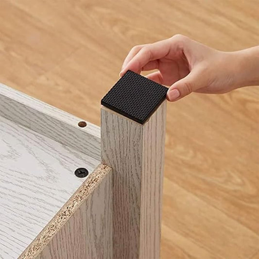 Self-Adhesive Rubber Floor Protector Pads – Non-Slip & Noise-Reducing Furniture Pads (Pack of 9) - Flymaster Shop