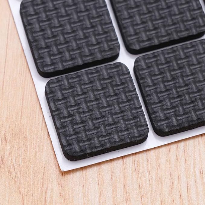 Self-Adhesive Rubber Floor Protector Pads – Non-Slip & Noise-Reducing Furniture Pads (Pack of 9) - Flymaster Shop