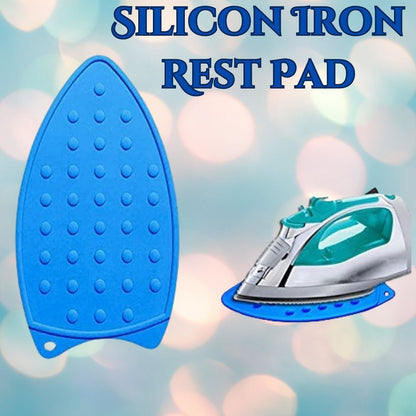 Silicon Iron Rest Pad – High Heat Resistant, 27x14 cm, Random Multicolour (Pack of 1). - Flymaster Shop