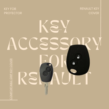Silicon Key Cover for Renault Duster, Logan, Verito (2008–2018) – Soft, Durable, Anti-Slip Car Key Protector (Pack of 1) - Flymaster Shop