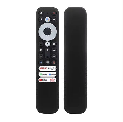 Silicone Case for TCL Remote 902V - Protective TV Remote Cover with Loop (Black) - Flymaster Shop