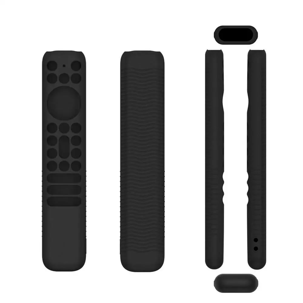 Silicone Case for TCL Remote 902V - Protective TV Remote Cover with Loop (Black) - Flymaster Shop