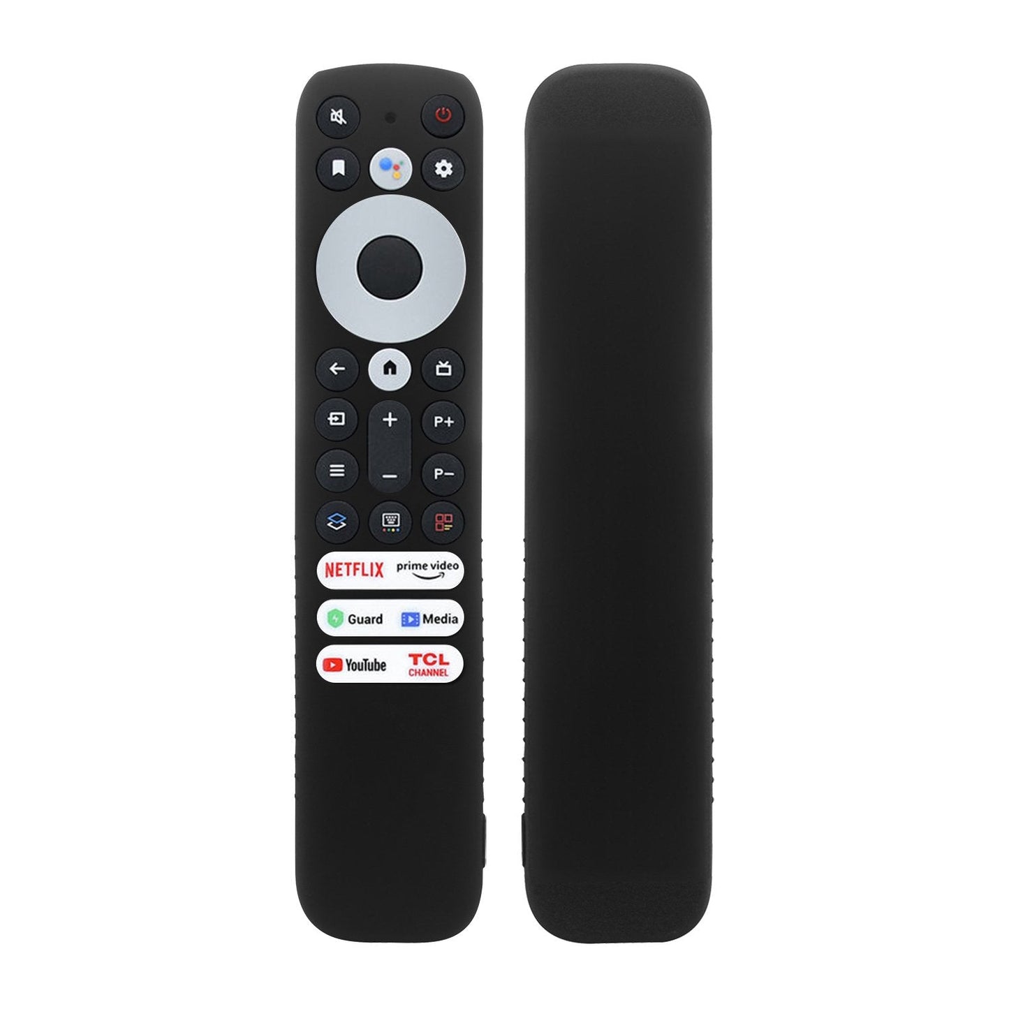 Silicone Case for TCL Remote 902V - Protective TV Remote Cover with Loop (Black) - Flymaster Shop