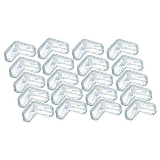 Silicone Edge Protectors for Furniture - Transparent Gel Table Corner Guards, Soft PVC Baby Safety Corner Protectors for Sharp Edges Pack of 8 (White). - Flymaster Shop