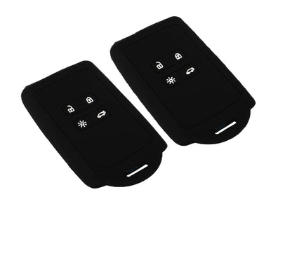 Silicone Key Cover (Pack of 2) Compatible for Renault Kiger/Triber Smart Card Key | Durable & Stylish Protection - Flymaster Shop