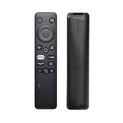 Smart Voice Remote for Realme Smart LED TV – Bluetooth Wireless, Voice Control, Easy Navigation (Black) - Flymaster Shop