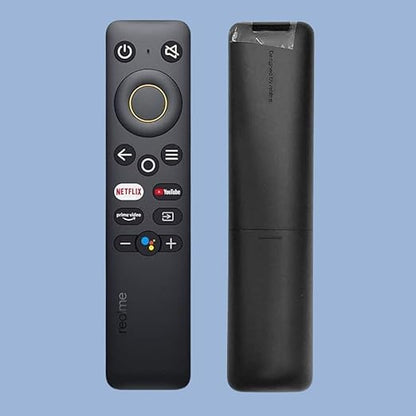Smart Voice Remote for Realme Smart LED TV – Bluetooth Wireless, Voice Control, Easy Navigation (Black) - Flymaster Shop